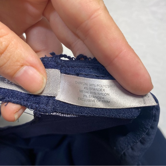 Victorias Secret 36C Chiffon Camisole Bra Top Ruffled Hem Tank Camisole Lingerie - Picture 7 of 10